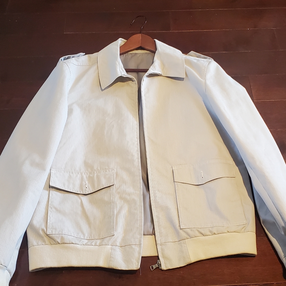 Mexx white and grey jacket size L